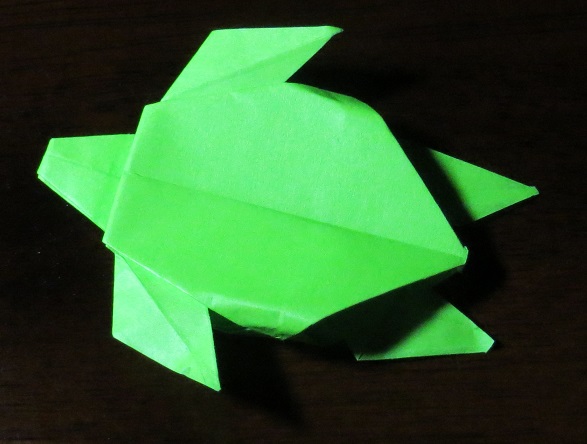 Turtle Printable Origami Instructions
