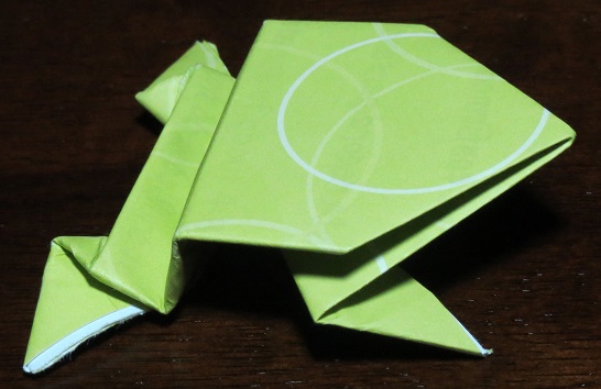 Jumping Frog Printable Origami Instructions